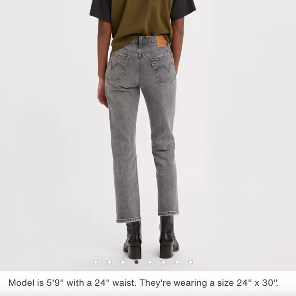 Levi's 501 Original Cropped Jeans - Picture 5 of 7